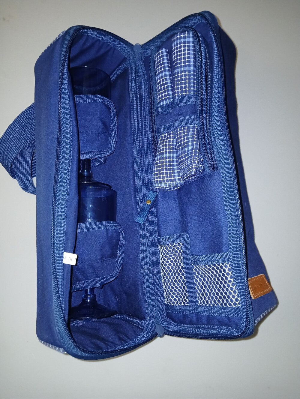 Eddie Bauer Insulated Wine 1 Bottle Carry Travel Case Pouch Picnic Tailgate - Picture 4 of 8